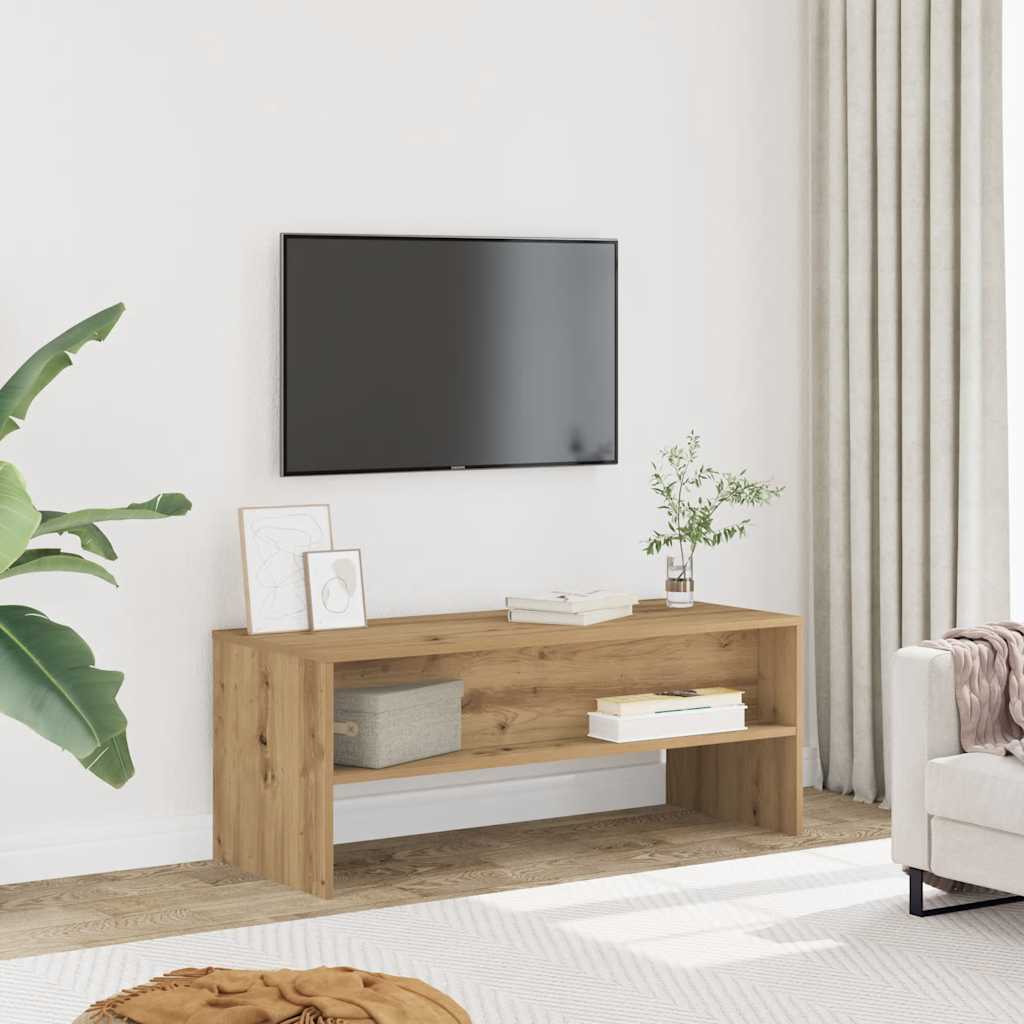 vidaXL TV-Regal Artisan-Eiche 100x40x40 cm Holzwerkstoff 855769