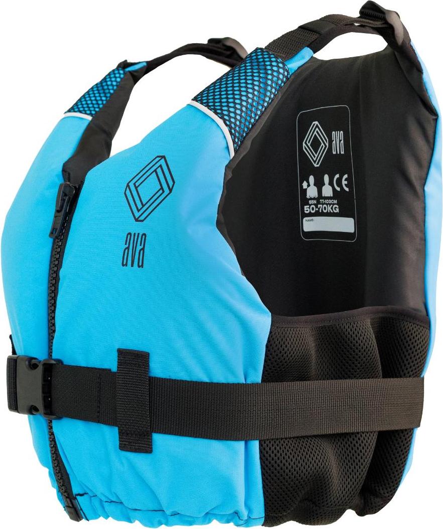 AVA MIRA Schwimmweste 50N Kinder Erwachsene 70+ kg für Kajak SUP Grau