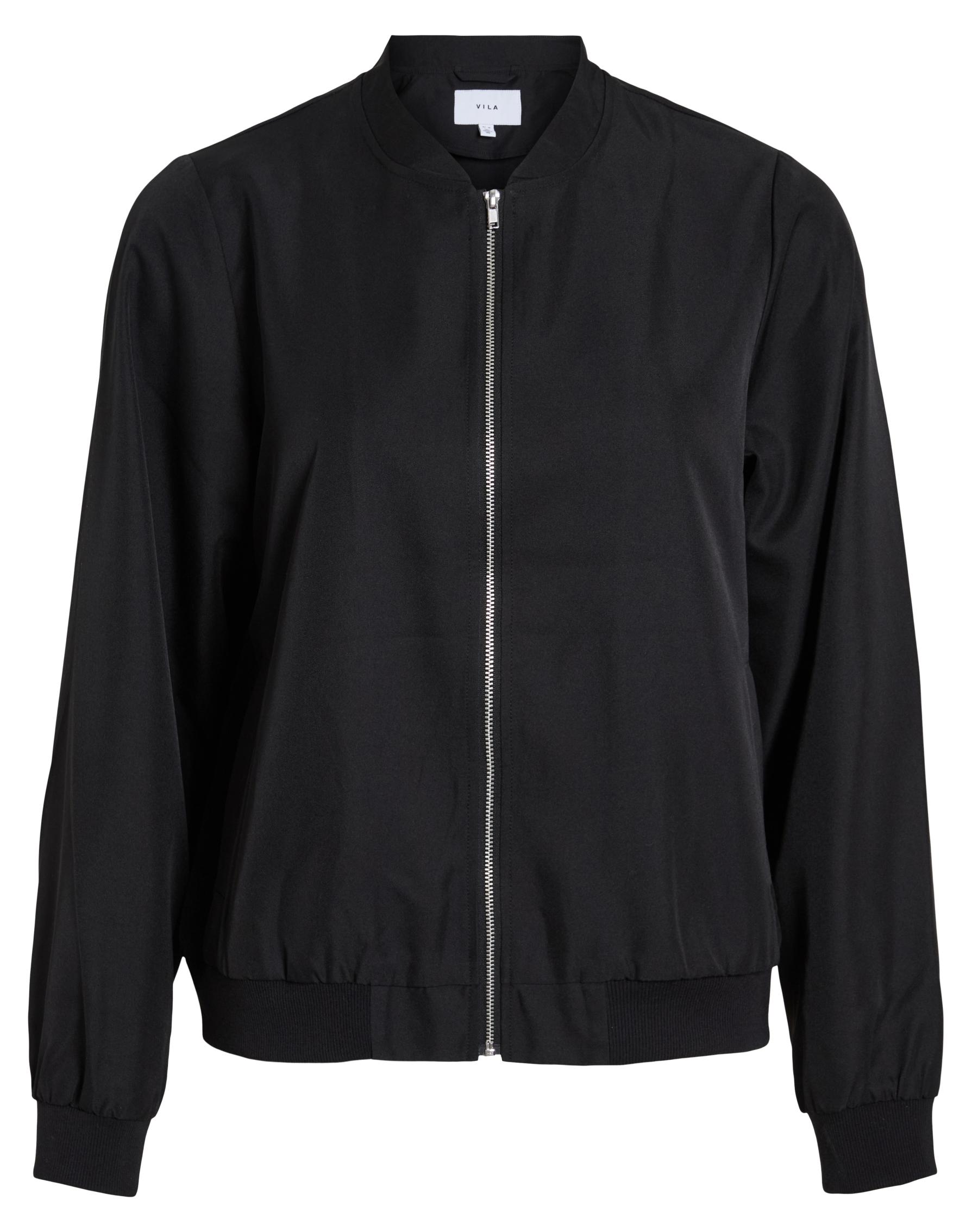 Vila (97) VIPAPAYA L/S BOMBER JACKET - NOOS, Black Beauty Black Beauty Black Beauty 34