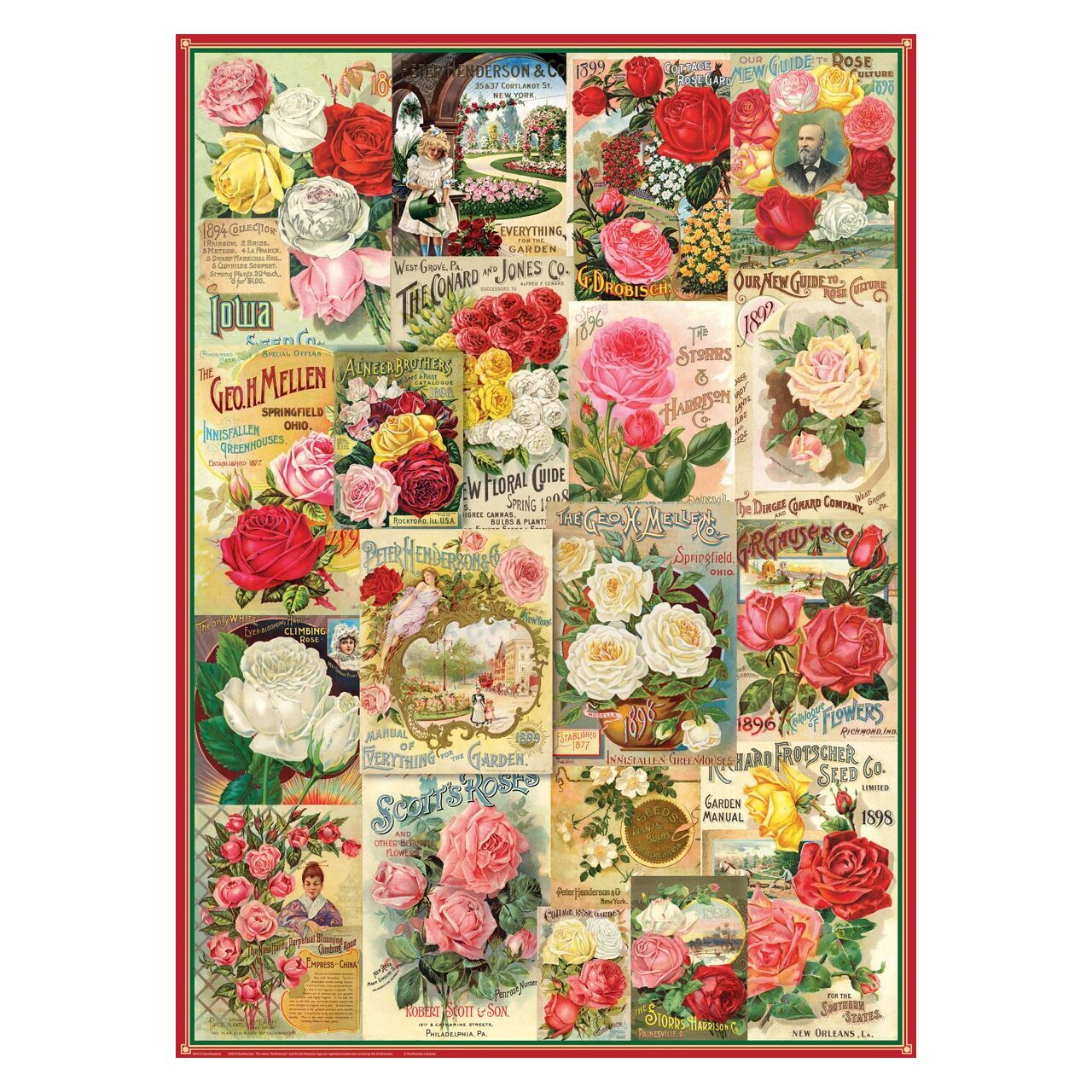 EUROGRAPHICS Puzzle Saatgutkatalog: Rosen 1000 Teile 60810
