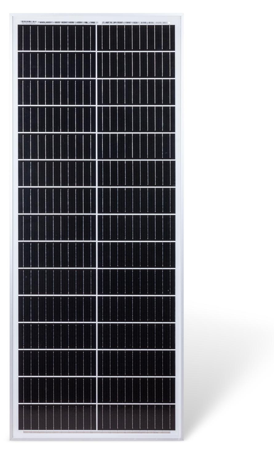 Protron 100W Slim Solar Monokristalline Solarmodul Photovoltaik Solarpanel 12V oder 24V Systeme - P-G12-100B, MwSt.-Ermäßigung:Nein - 19% MwSt. 121076