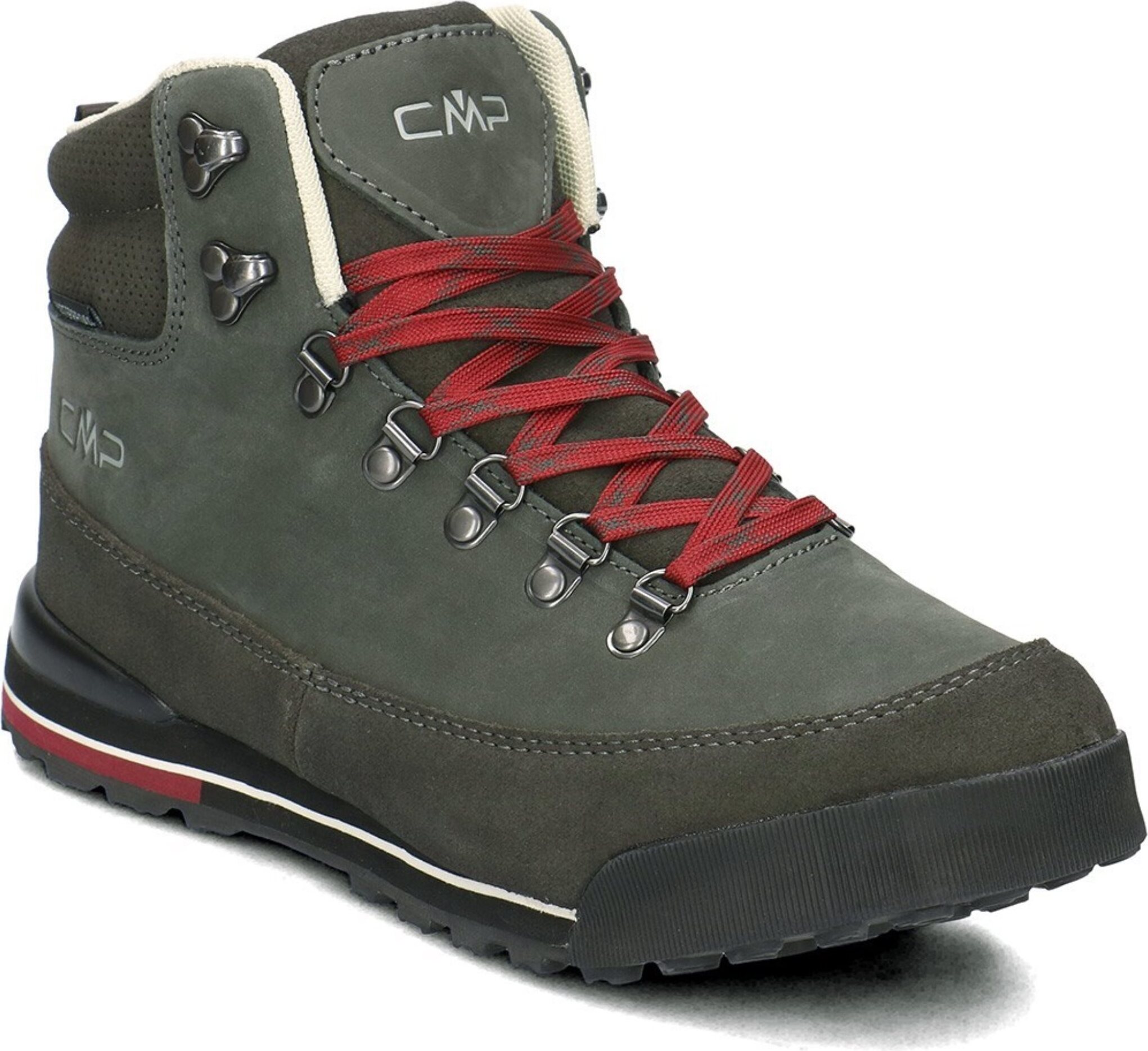 CMP Pánska turistická outdoorová obuv Trekingová turistická obuv Heka Waterproof MID Cut, Farba:Grey, Veľkosť topánky:EUR 41, Číslo produktu:-68BN arabica / syrah