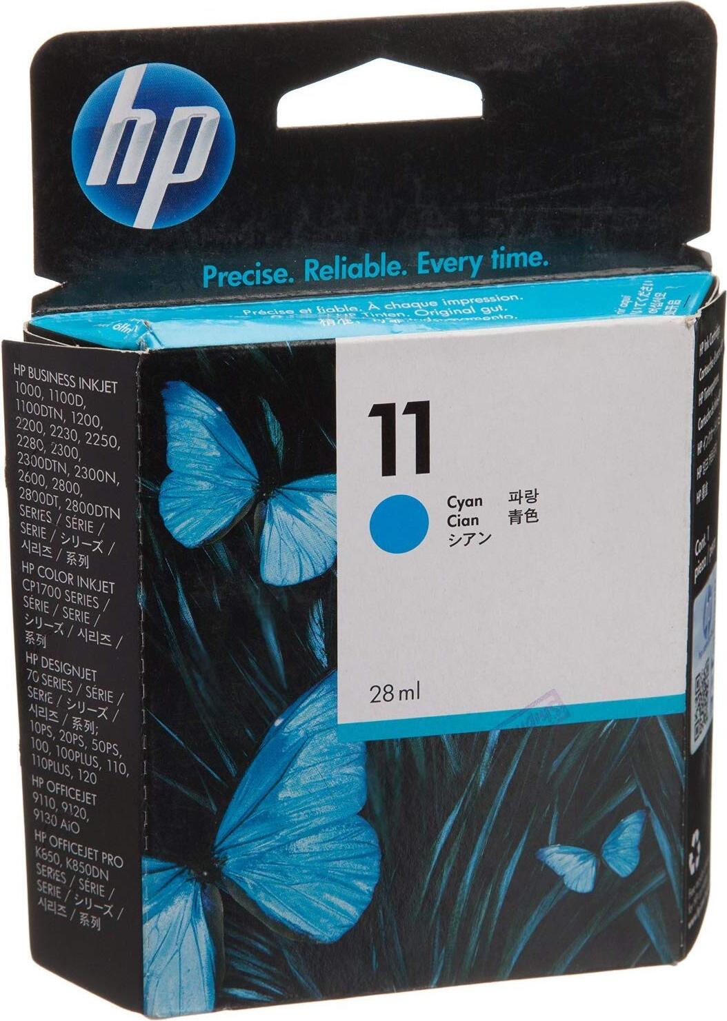Original Tinte hp 11 (C4836AE) für hp Inhalt: 28 ml cyan