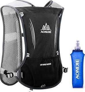 Akhan Laufrucksack Trinkrucksack 5L Leichter Laufen Rucksack Fahrradrucksack mit Optional Trinksystem für Damen Herren-AONIJIE 174861583