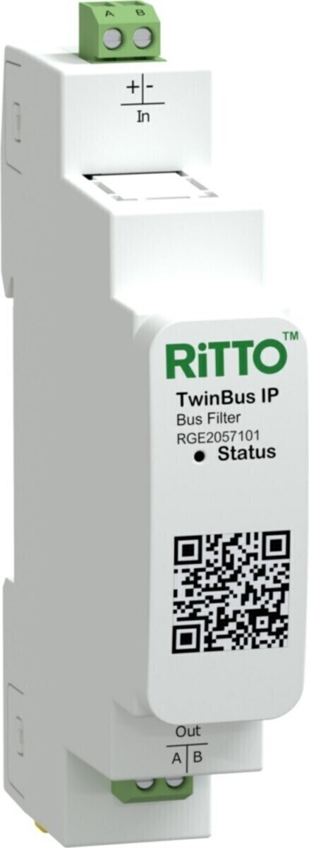 Ritto RGE2057101 Busfilter TwinBus IP weiß (RGE2057101)
