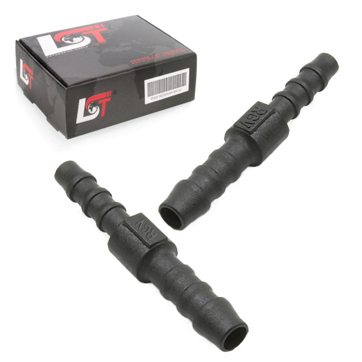 LST 2x Verbinder Verbindungsstück für Rohr und Schlauchverbindungen Ø 5-6 mm CL-00394 x2