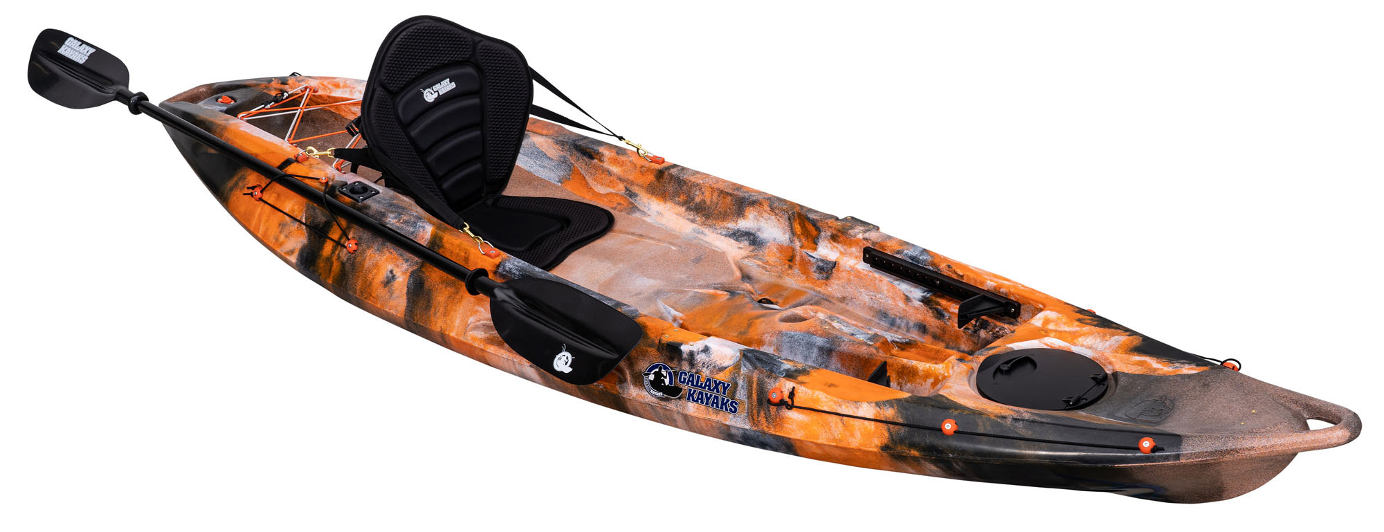 Kaitts TOP Angebot Galaxy Kayaks Blaze XL, Farbe Galaxy Kayaks::(OC) Orange Camo NEW-14233
