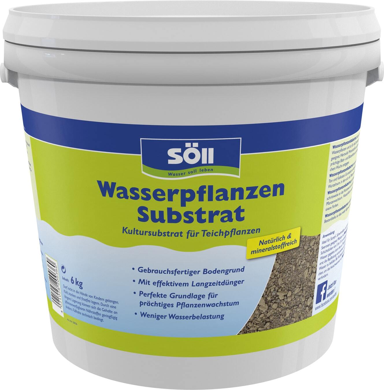 Söll WasserpflanzenSubstrat 6 kg 83322