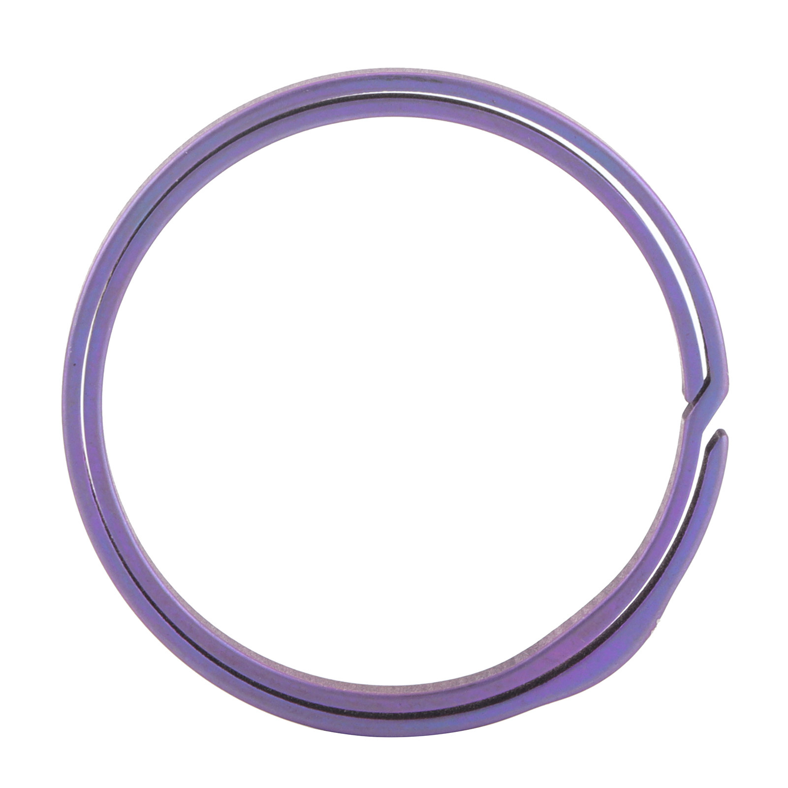 Cocosity Schlüsselring,Schlüsselring aus Titanlegierung,geteilte Schlüsselringe,flacher O-Ring,seitlich schiebende Schlüsselringe,geteilter Schlüsselanhänger