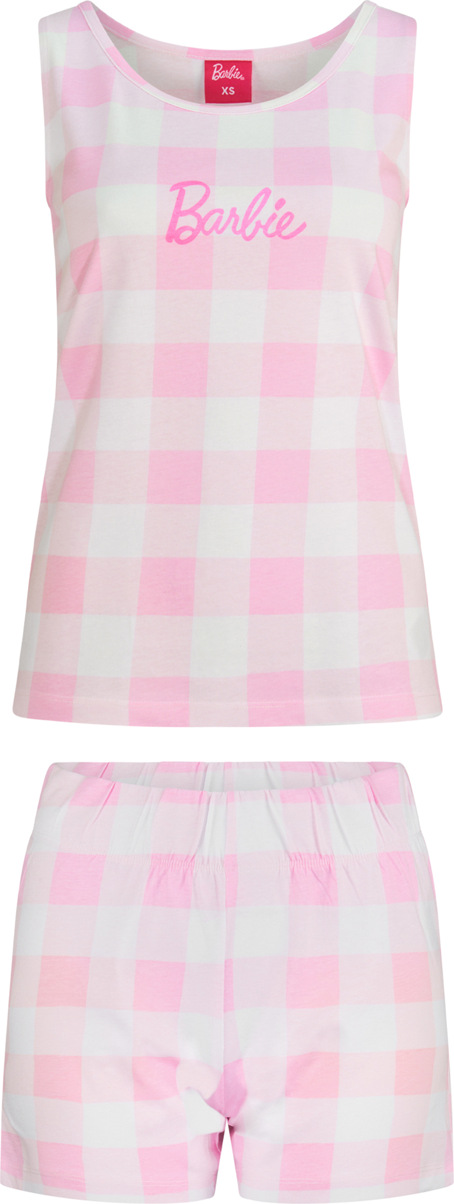 Pyjama Barbie Officiel Mattel - T-Shirt Manches Courtes + Pantalon | Vêtement Detente Rose Pour Fille