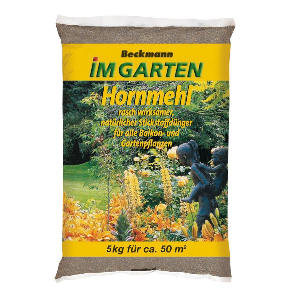 Beckmann Hornmehl gedämpft Horndünger Naturdünger 5 kg Beutel 10611