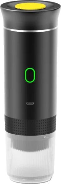 Prenosný kávovar na espresso, príprava kávy 3 v 1, vysokotlaková extrakcia, čierny