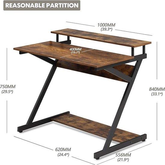 OEM Holz Arbeitsplatztisch Bürostuhl Laptop Arbeitsplatz Arbeitsplatztisch Esszimmer Gaming Tisch, 100x60x84cm 2026
