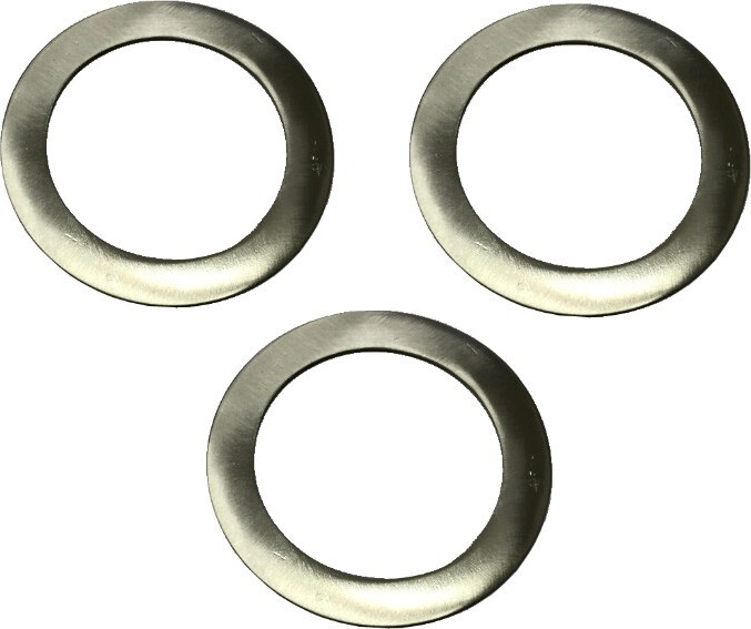 Kaminbau Mierzwa 3 Ethanol Sparplatten aus Edelstahl für Brennstoffdosen Ø 7cm für 0,25 Liter Dosen 40788