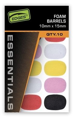 Fox Edges Foam Barrels Mixed Colour 10x15 mm