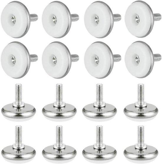 OEM Verstellbare Schraubfüße - 30 Stück - M6*30mm - Schraubfüße mit Stellschraube - Runde Stellschraubenfüße - In Höhe verstellbare Schraubfüße - Füße - Für Möbel- und Tischfüße - M6 2026