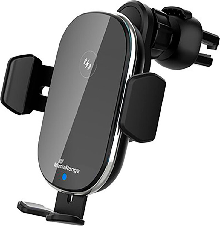 MediaRange KFZ-Schnellladest. 15W f. Lüftungss. m. Haltekl