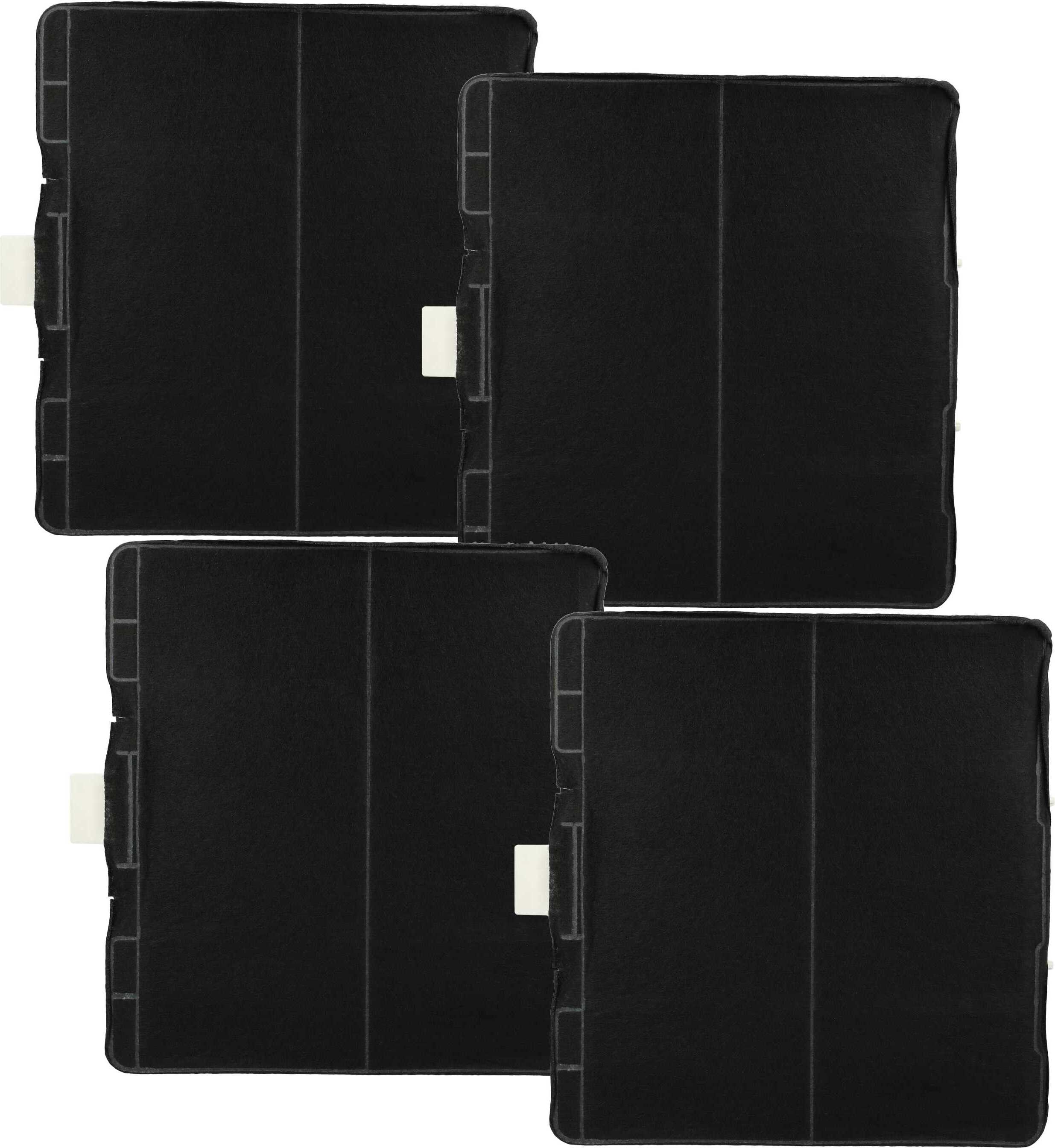 vhbw 4x Aktivkohlefilter kompatibel mit Siemens LC68WA540, LC68BC540, LC68BIT50, LC76BC530, LC77BB532 Dunstabzugshaube - 23,3 x 21,5 x 2,2 cm 182412087-42