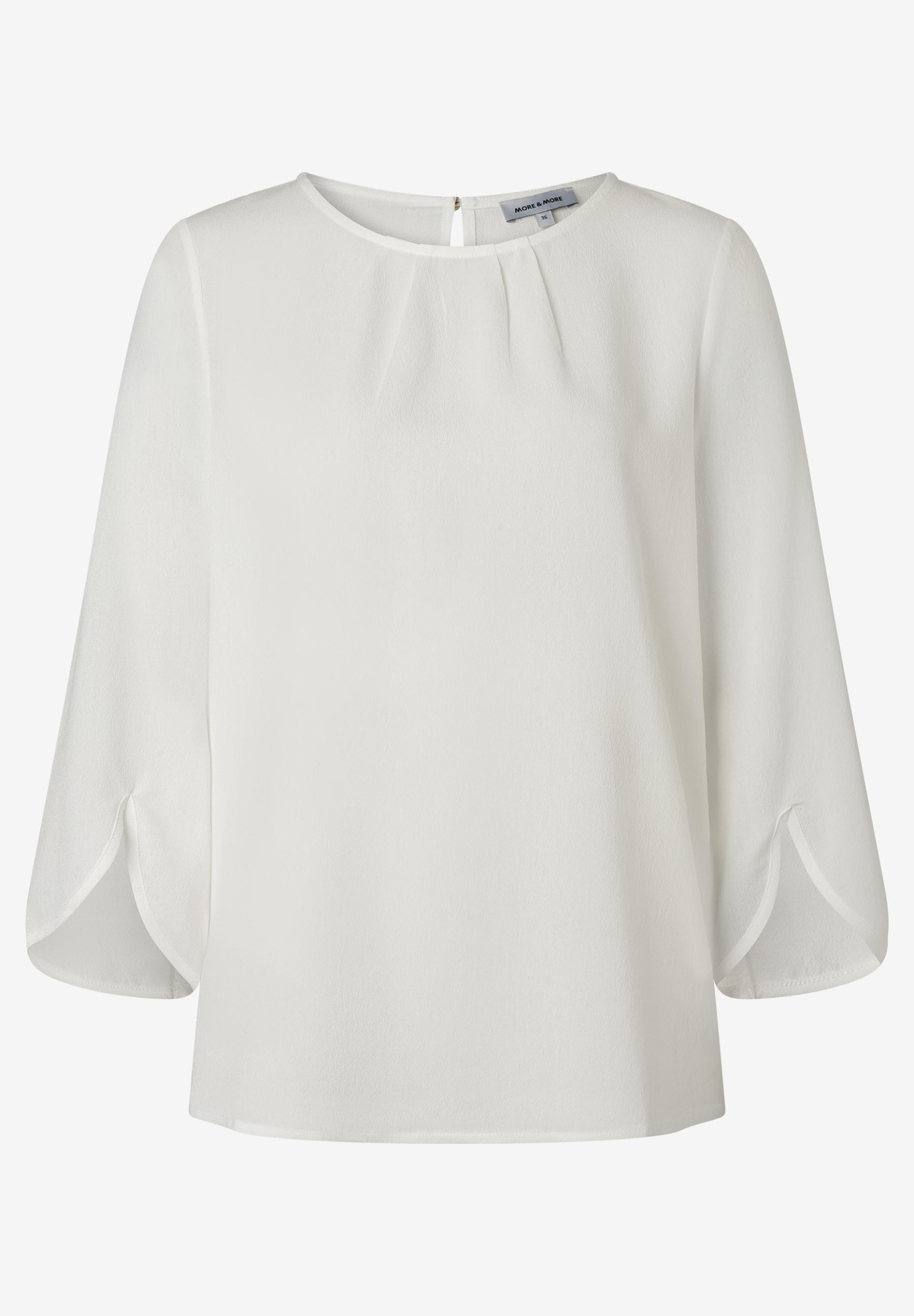 MORE & MORE Crepe Blouse off white 38 61042060