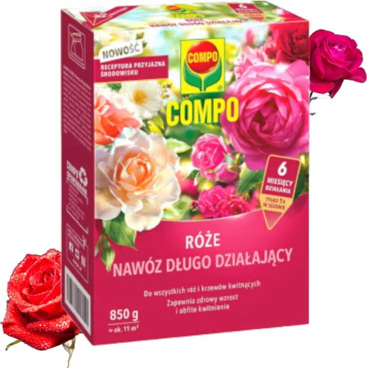 COMPO Langzeitdünger für Rosen 850 g effizient