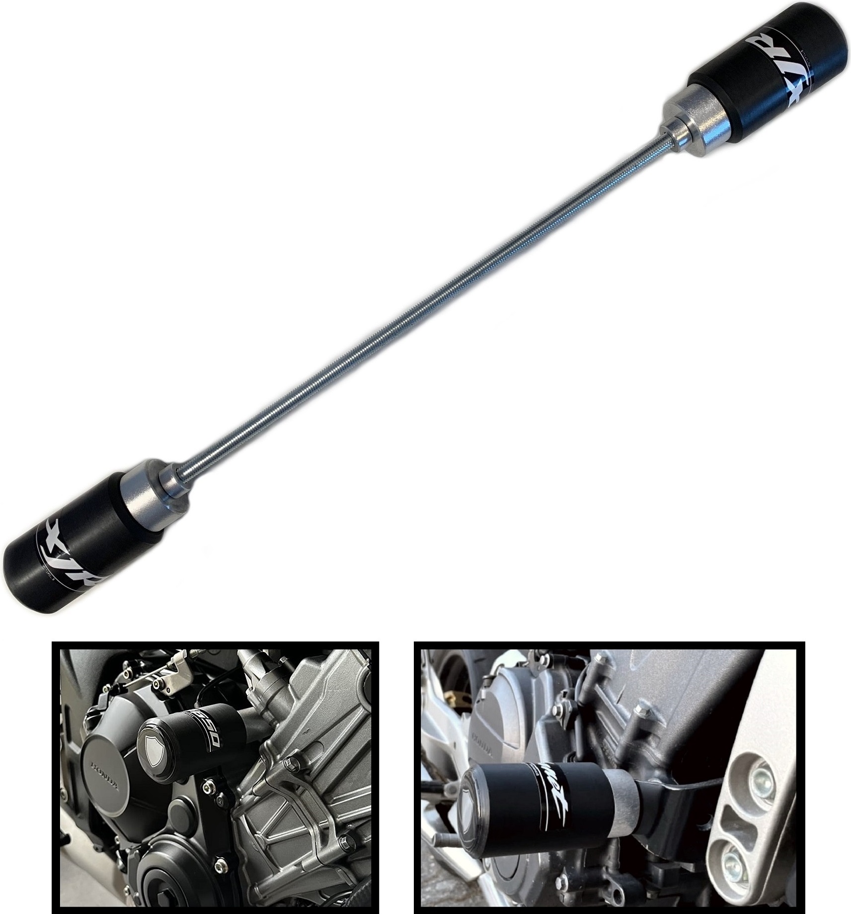 Pour Yamaha XJR 1300 XJR1300 Xjr1300 1999 2000 2001-2009 2010 11 12 13 14 15 16 XJR1200 Xjr1200 1995-1998 Motos Guidon Poignées Bouchon Curseur Guidon Extrémités (Color