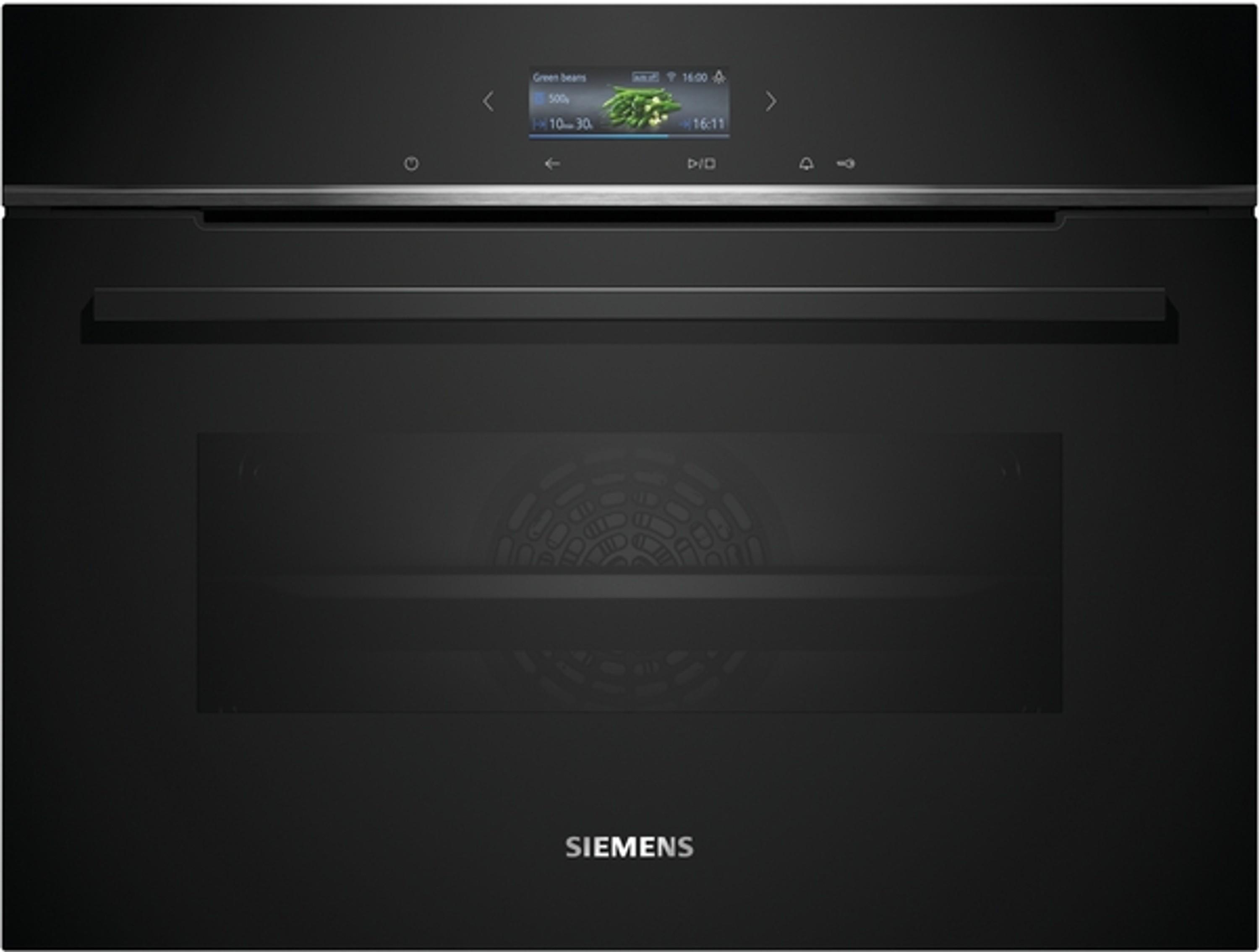 Siemens iQ700 CB774G1B1, Medium, Elektrischer Ofen, 47 l, 47 l, 30 - 300 °C, Katalytisch + Pyrolytisch