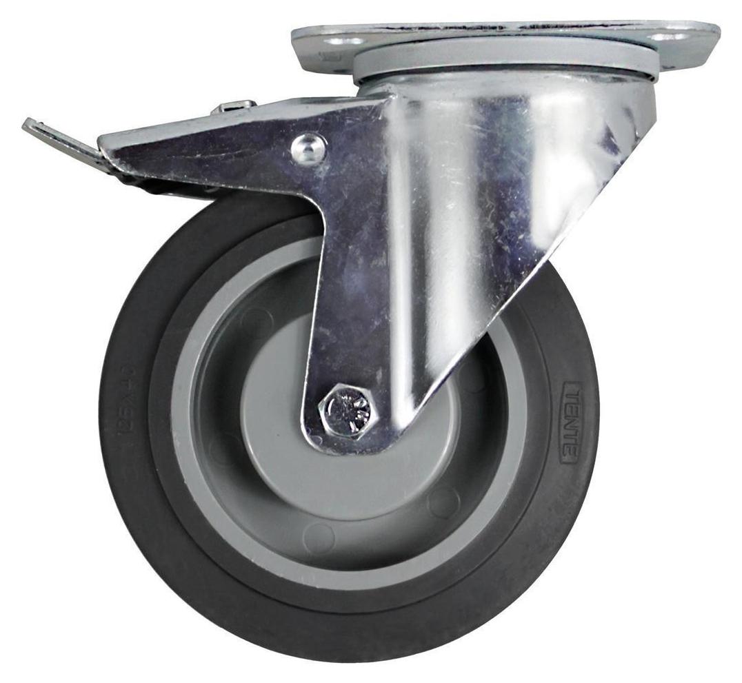 Adb Betriebseinrichtungen GmbH ADB Lenkrolle, Ø 125 mm, Tragfähigkeit bis 180 kg 21346