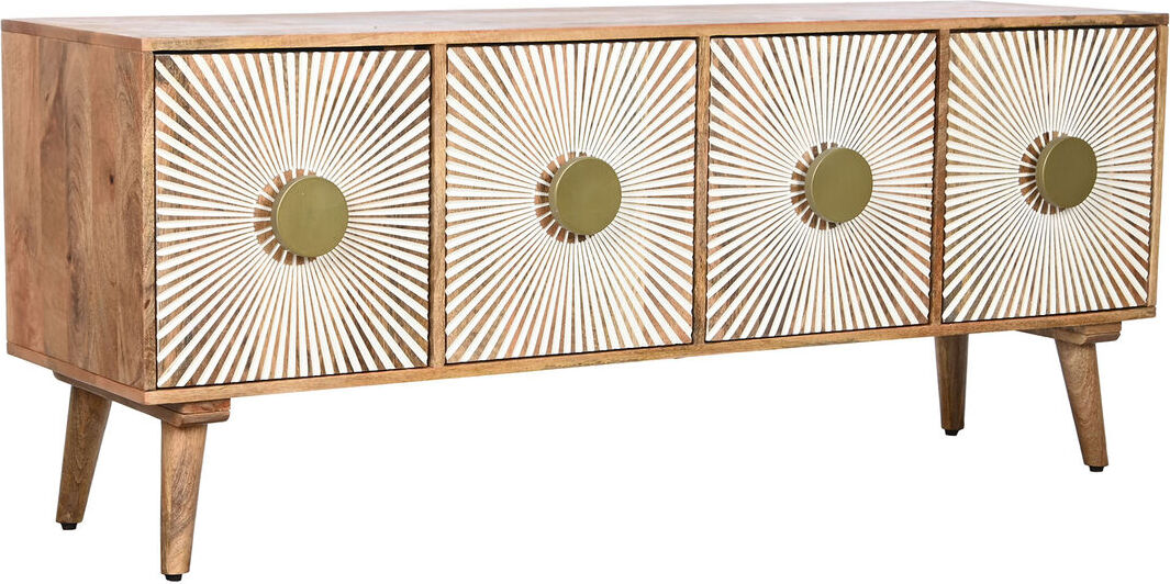 TV-Möbel Home ESPRIT Gold natürlich Holz 145 x 40 x 60 cm METI_MB208546