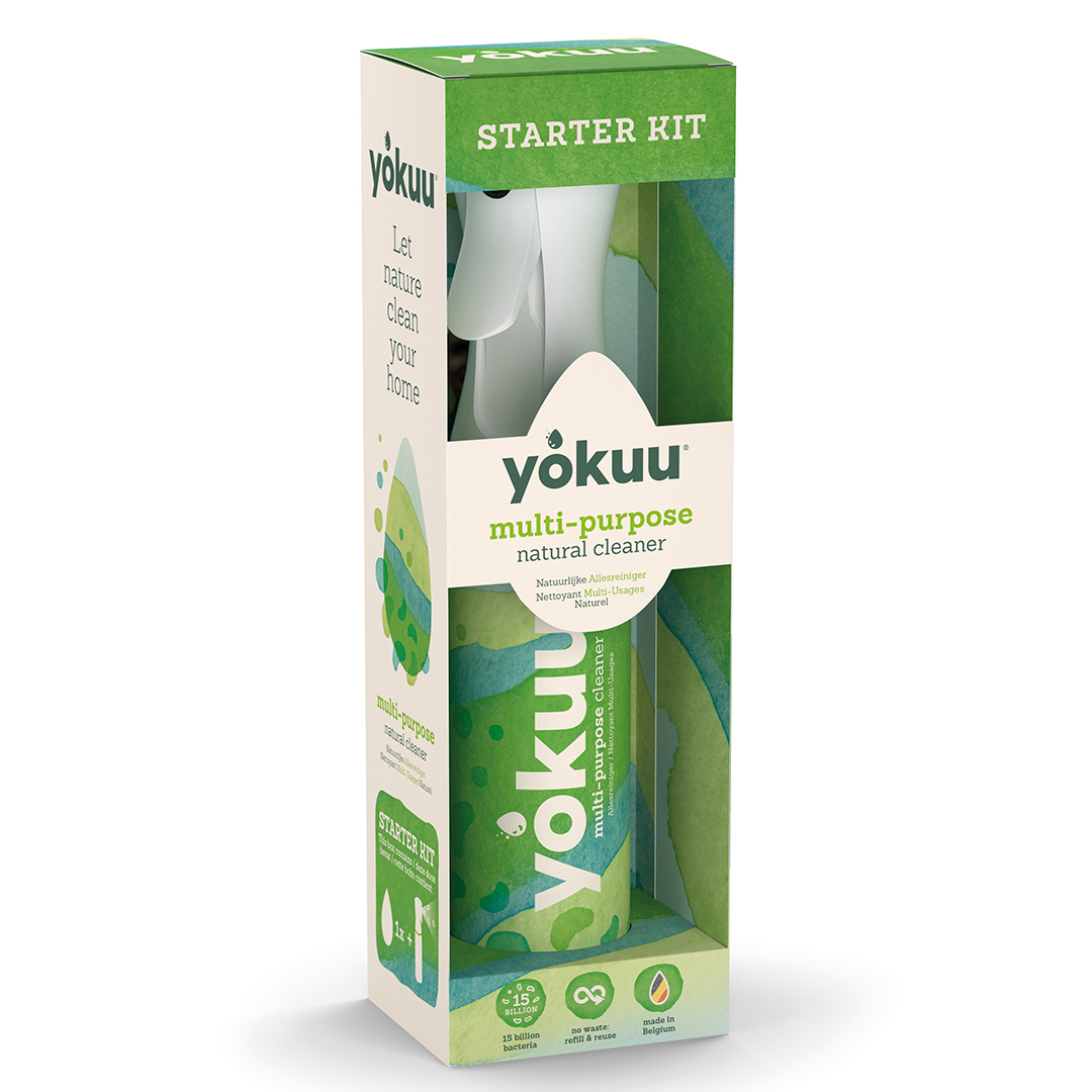YOKUU Allesreiniger Starter Kit - Multireinigertablet met Sprayflacon - Nachfüllbar - Null Abfall Reinigungsprodukt