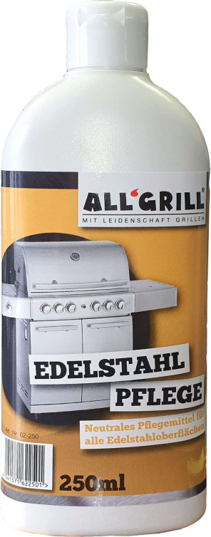 ALLGRILL All'Grill ALL'GRILL Edelstahlpflege - Hochwirksames Pflegeprodukt für beanspruchte Edelstahloberflächen - Gastrobereich geeignet 1303202300416
