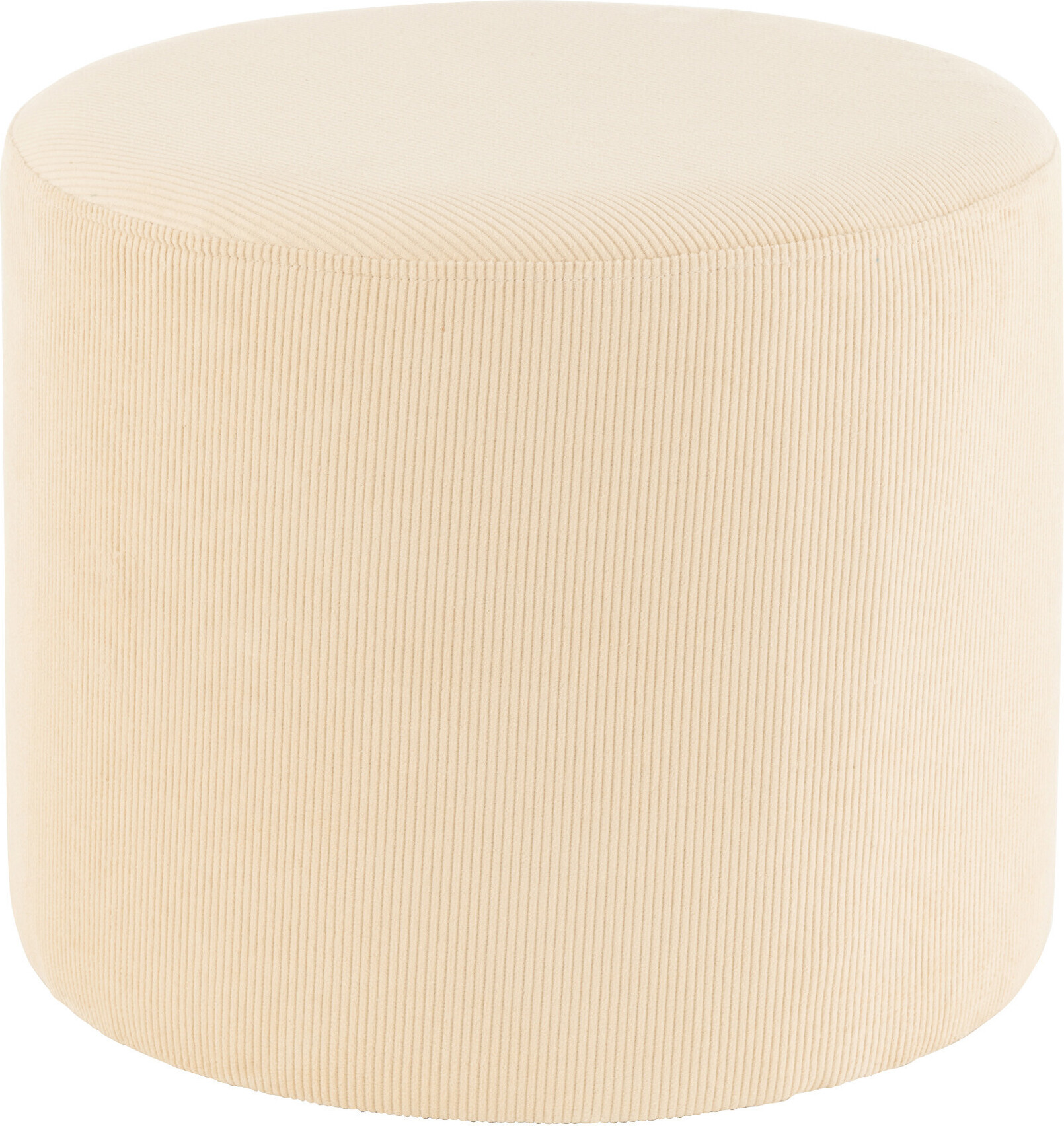 J-Line J-Line Hocker - Textil - Creme - Wohnaccessoires