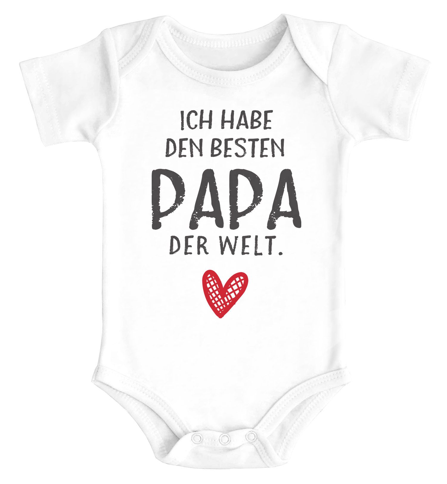 Papas Bester Schuss Baby Body Strampler Geburt Geschenk Spruch Lustig fun Mama 