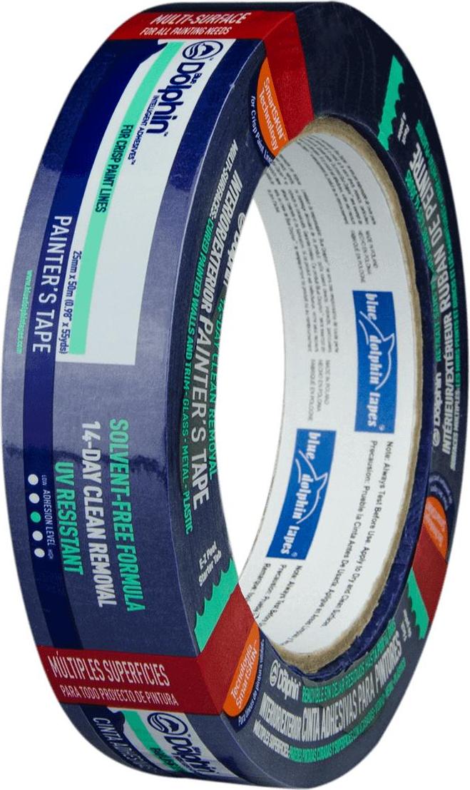 Blue Dolphin UV-Malerkrepp Malerband 25 mm 01-01-01-EN SBL BDN