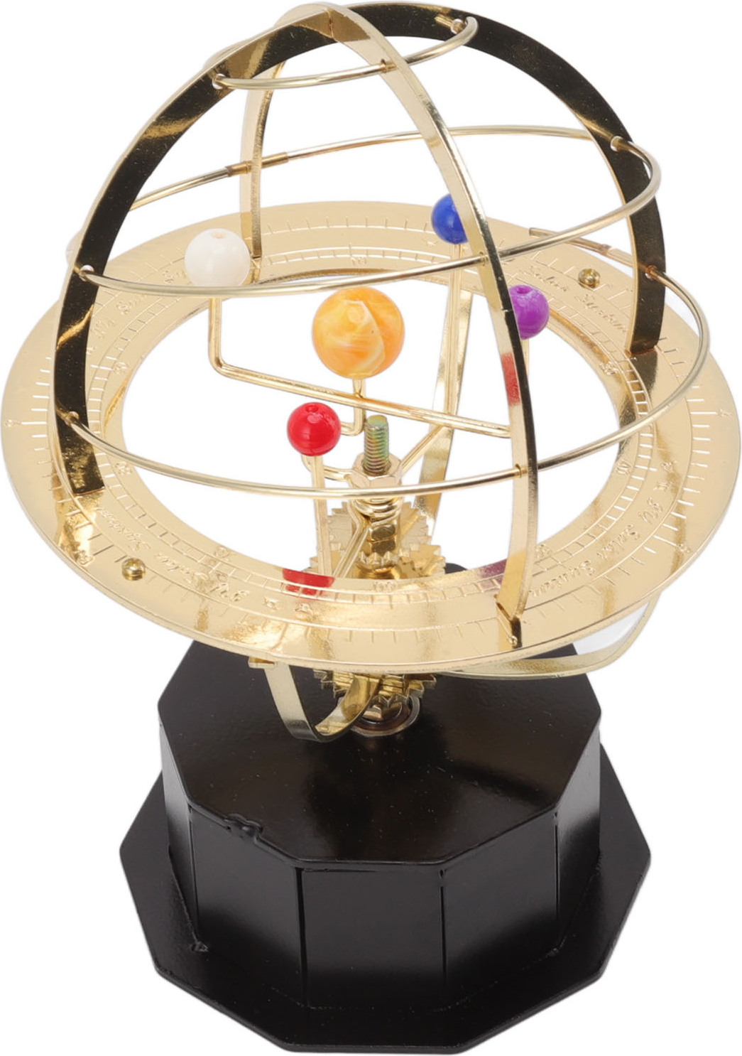 Cocosity Sonnensystem Modell,Sonnensystem Modell Dekoration,Metall Sonnensystem Modell,Orrery Sonnensystem Modell,Grand Orrery Modell des Sonnensystems,Mechanisches Sonnensystem Modell