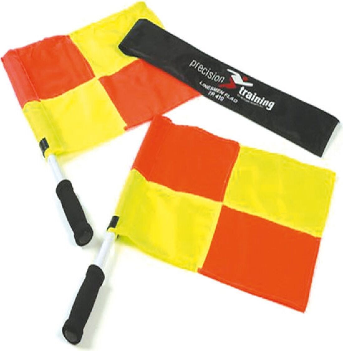 Precision - Herren/Damen Unisex Linienrichter-Flagge Set RD710 (Einheitsgröße) (Gelb/Orange/Schwarz) UTRD710