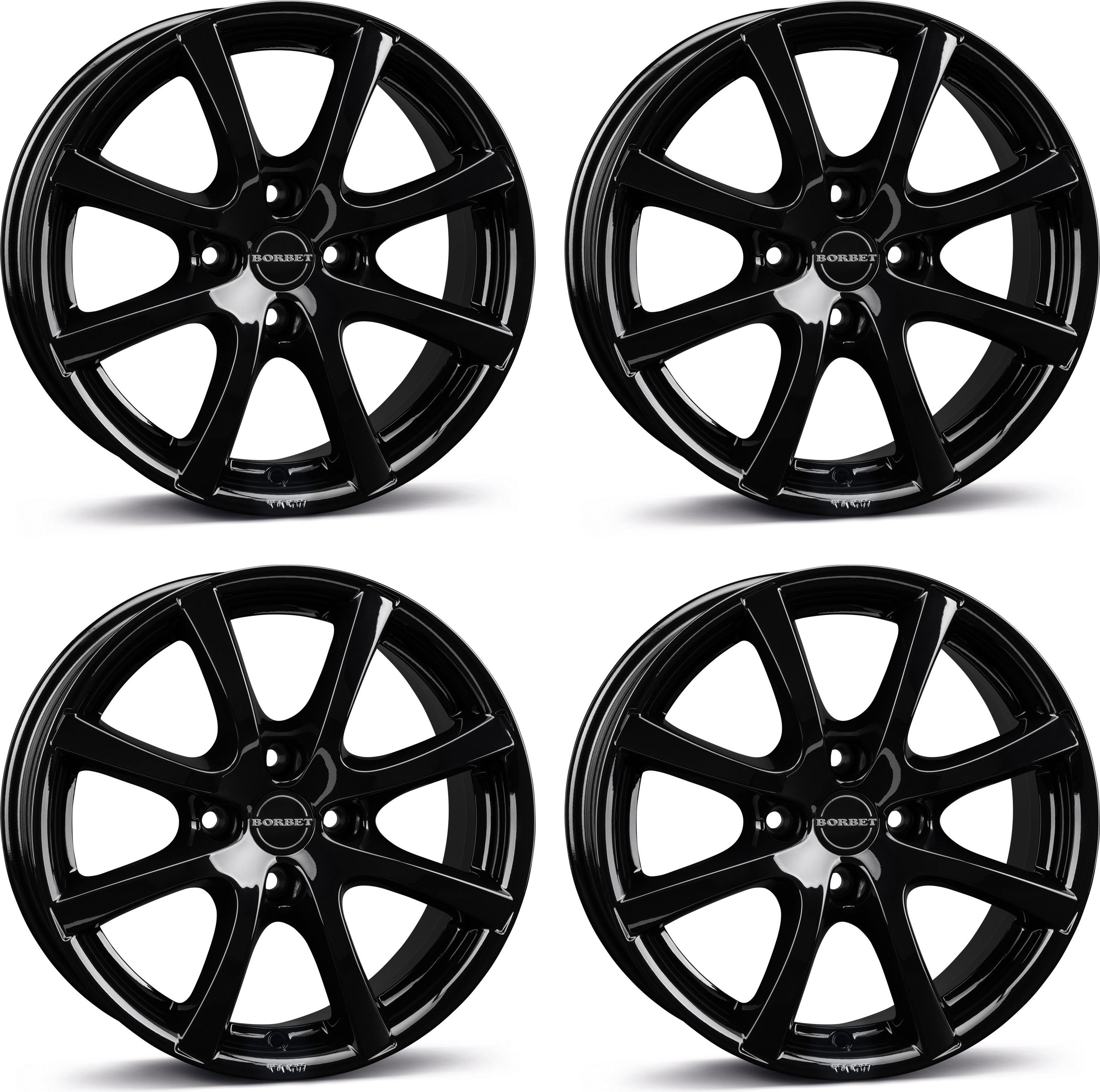 4 Borbet Felgen LV4 6.5x15 ET35 4x100 SW für Skoda Citigo Citigo-e 4x100 SW für Skoda Citigo Citigo-e Aluräder 4-LV4 65535100464,0BG