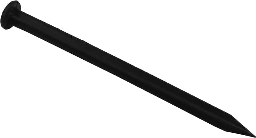 KLASEBO® Fixierungsnagel 25 cm schwarz zur Fixierung von Rasengittern, Rasenkanten und Vlies KS 25/50