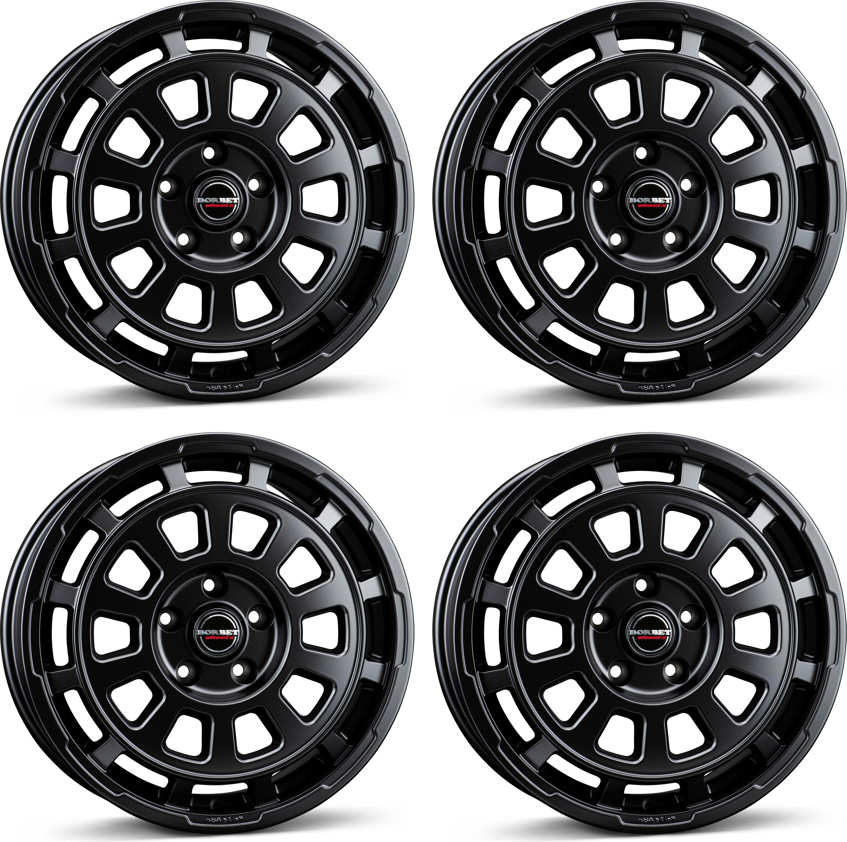 4 Borbet Felgen CW7 7.0x17 ET46 5x108 SWM für Fiat eScudo eUlysse Scudo Ulysse 5x108 SWM für Fiat eScudo eUlysse Scudo Ulysse Aluräder 4-CW7 70746108565,1BM