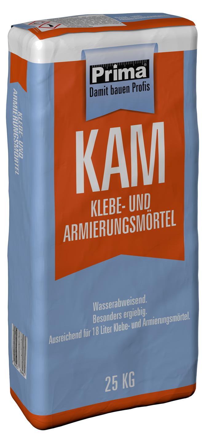 Eurobaustoff Prima KAM grau 25kg Kleber Armierungsmörtel für Innen und Außen 83846