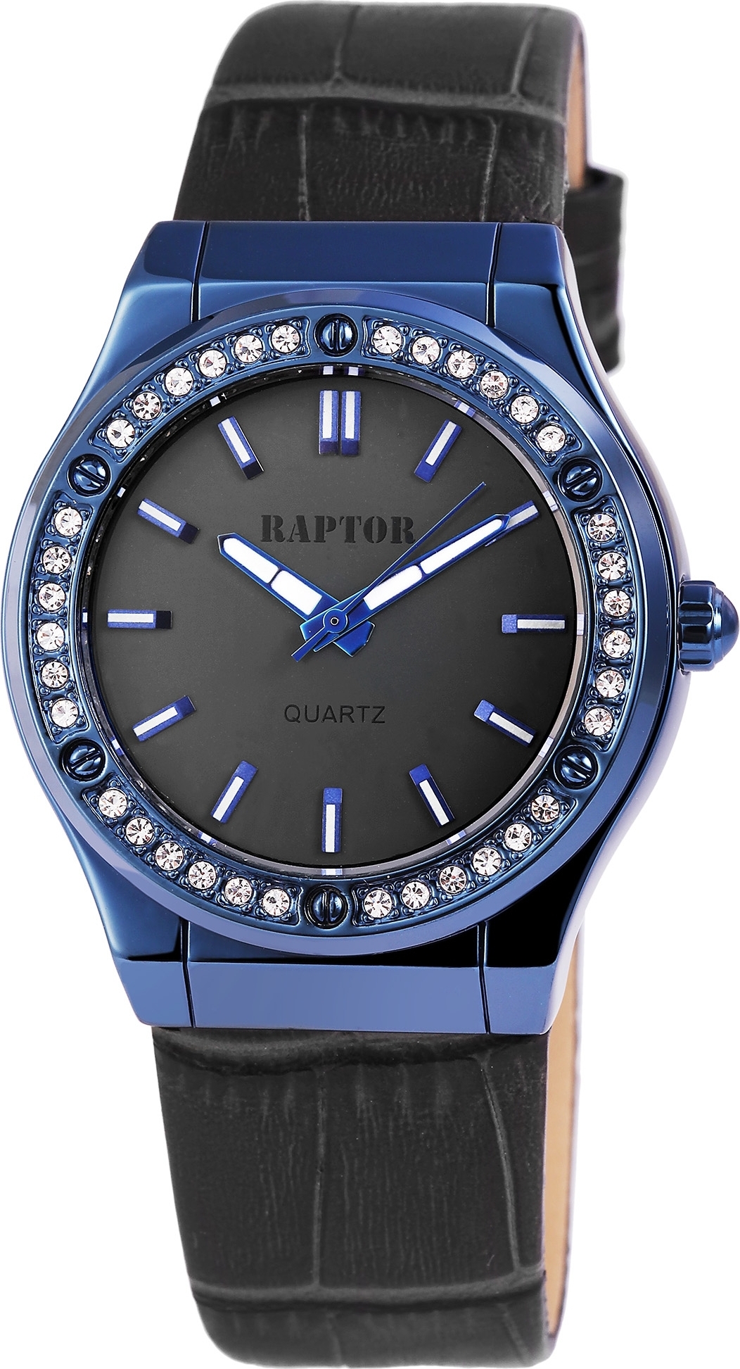 Raptor Damenuhr "Patrice" Oberseite Echtleder/Unterseite Kunstleder RA10007-005