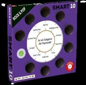Piatnik Deutschland GmbH Smart 10 Zusatzfragen Rock & Pop 24 7250