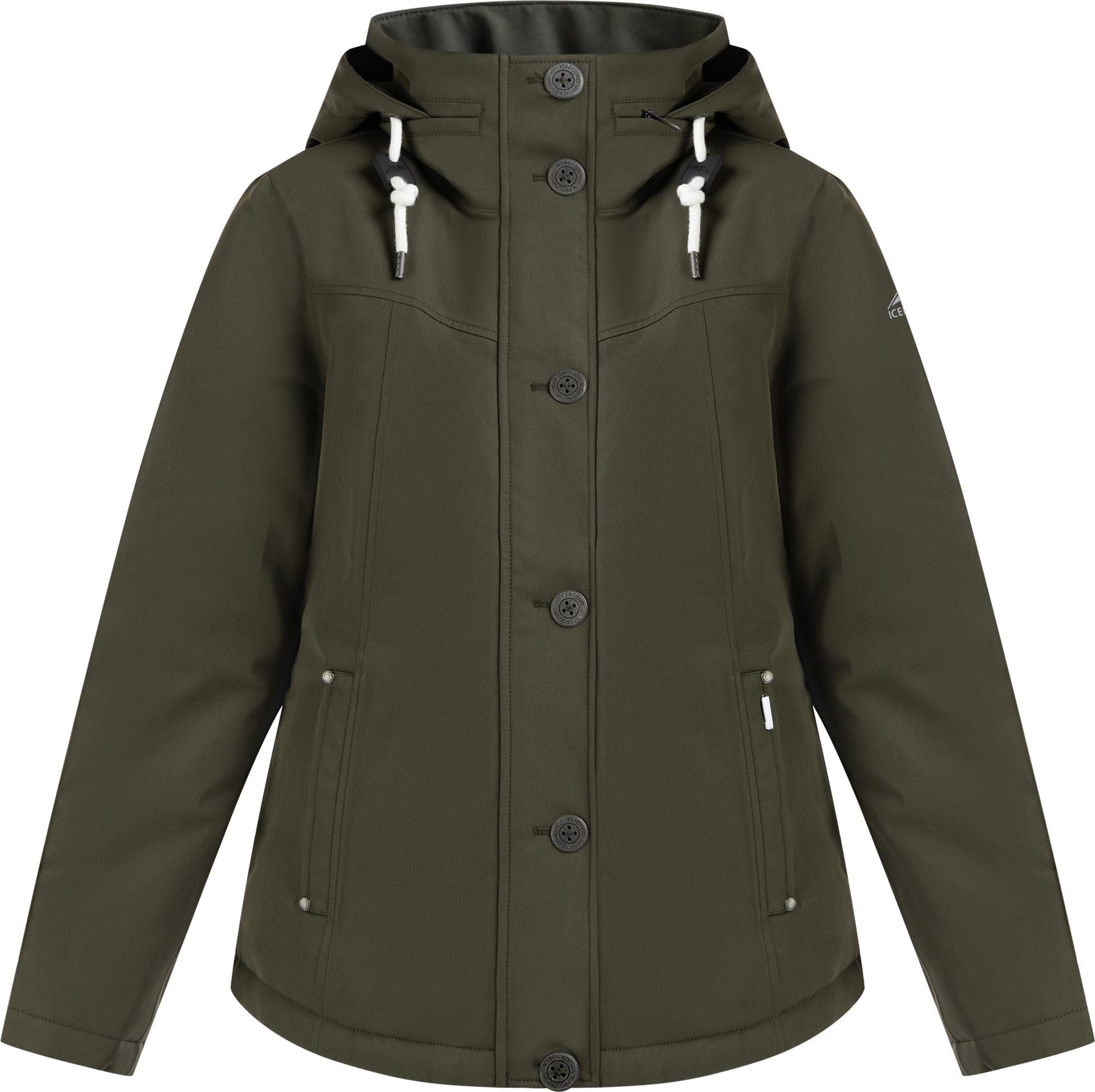 ICEBOUND damen winterjacke - dunkleolive, L