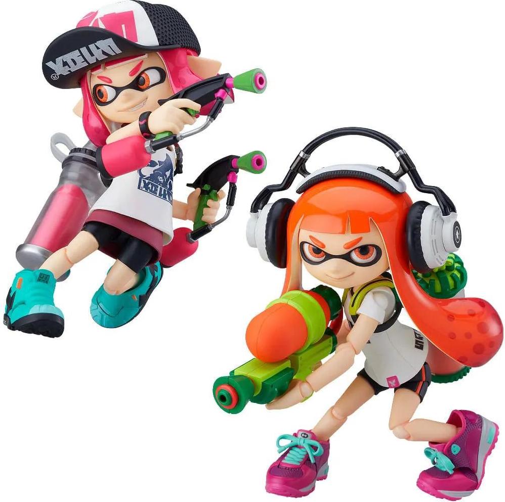 Good Smile Company Splatoon/Splatoon 2 Figma Actionfigur Splatoon Girl DX Edition 10 cm 152