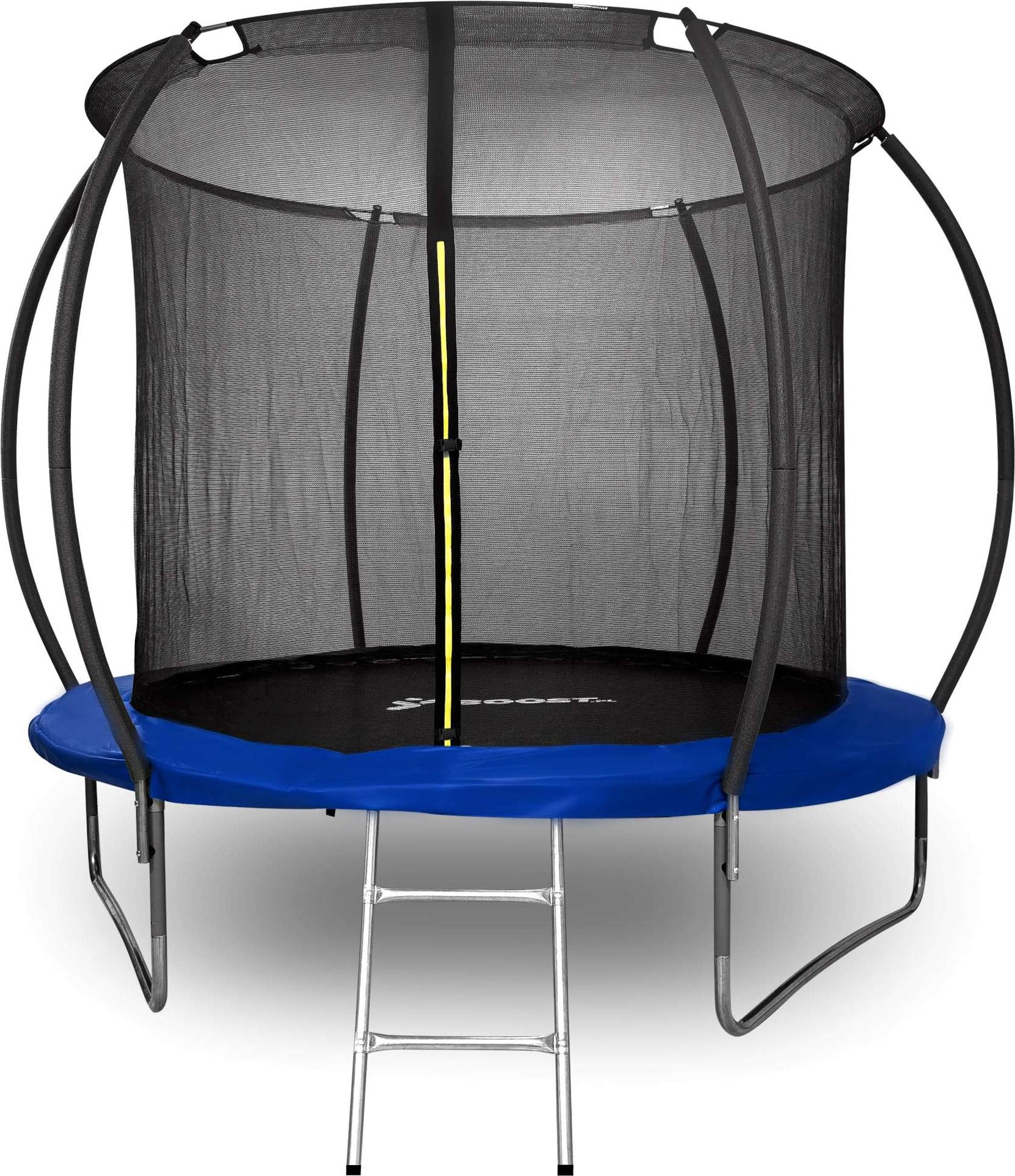 Trampolin mit Netz und Leiter HENZEN 244 cm blau FT 8