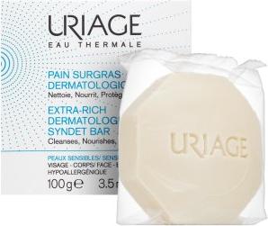 Uriage Eau Thermale feste Gesichtsseife Ultra-Rich Dermatological Syndet Bar 100 g