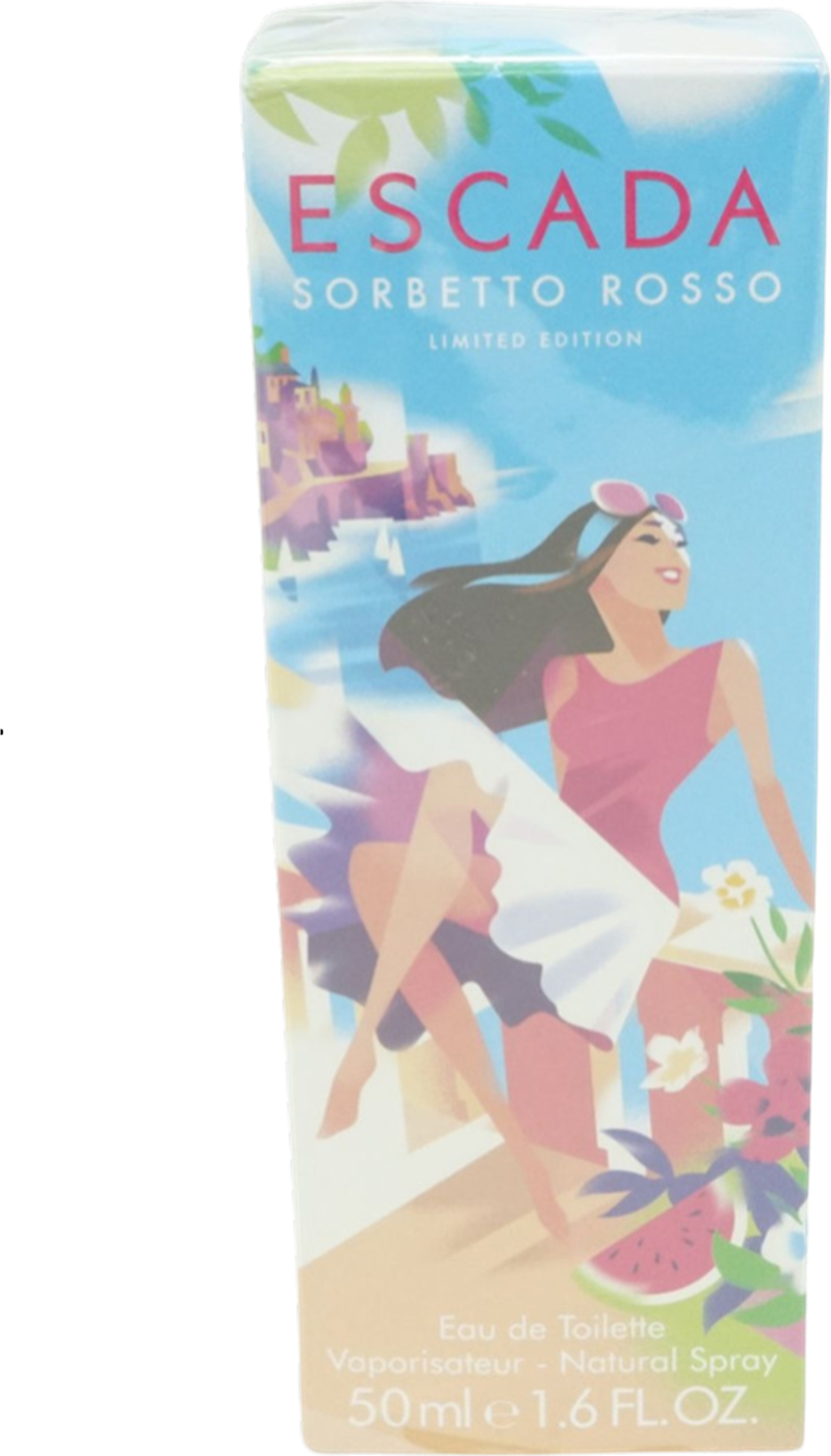 ESCADA Sorbetto Rosso, Ženy, Letné, 50 ml, Nádoba na jedno použitie, Vodný melón, Watermelon, Mandarin, while Pear, Red Apple and Praline