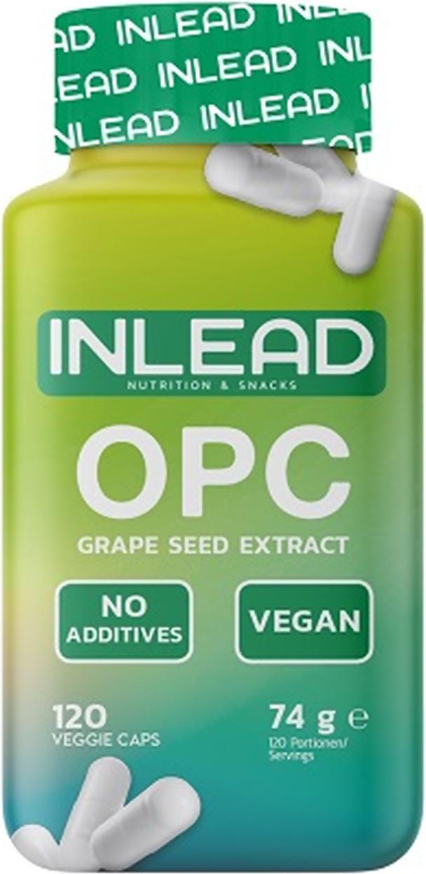 Inlead Nutrition OPC Grape Seed Extract Traubenkernen 120 Veggie Caps 234068