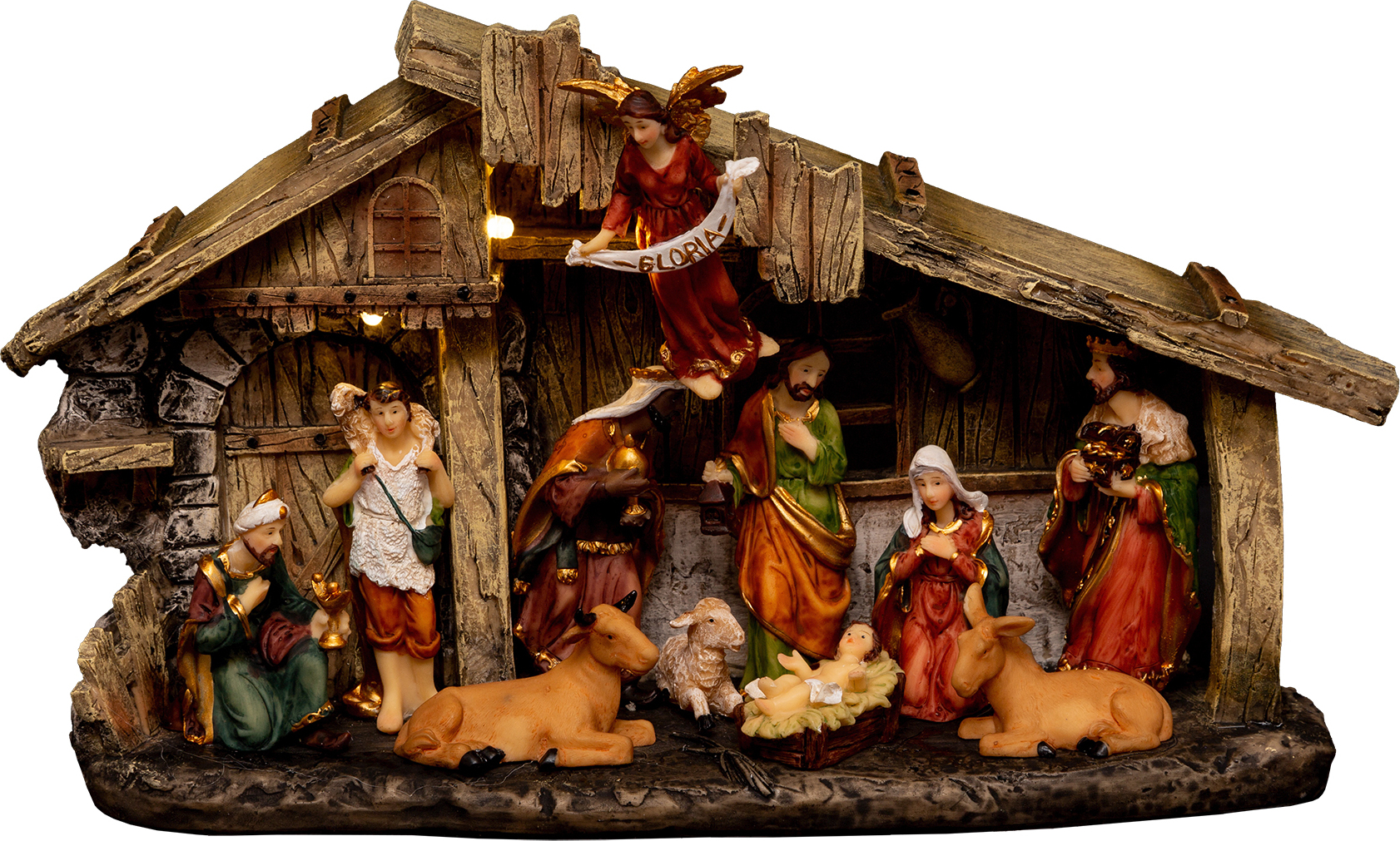 Weihnachtskrippe, LEDHintergrundbeleuchtung, Kaufland.de