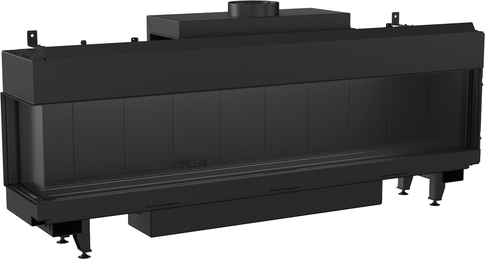 Plynový krb Leo 200 ľavostranný propán ∅ 130/200 12,5 kW