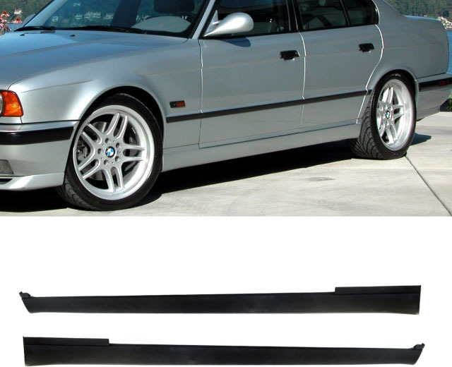 DM-Autoteile Sport Seitenschweller SET passt für BMW 5er E34 Limo Touring 87-97 M-Technik 14267